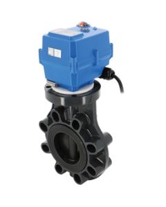 VANNE PAPILLON MOT PVC DN100