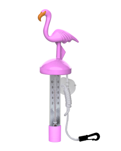 THERMOMETRE FLAMANT ROSE