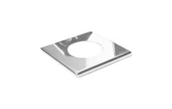 Cache-vis béton/coque - inox