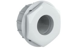 Prise balai HEXALINE béton/liner blanc