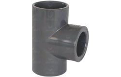 Té PVC pression réduit femelle à coller