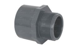 Embout PVC pression mixte femelle - mâle à coller fileté