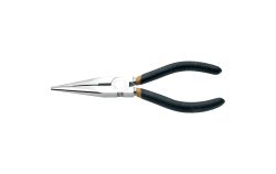 Pince à bec demi ronde gainée avec coupe fil latéral