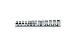 Coffret de 13 douilles à 12 pans de 10 à 22 mm carré de 1/2''