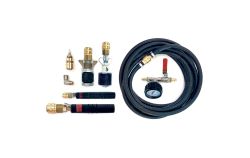 Kit de mise en pression tuyauterie avec 4 obturateurs