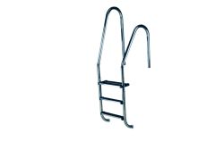Echelle asymétrique pour piscine enterrée 4 marches