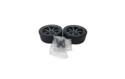 Jeu de 2 petites roues arrière avec axe et pneu de nettoyeur Blue Fury Lite