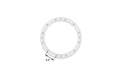 Bride + 12 vis de bonde de fond liner SNTE