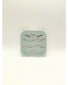 LAMPE CARREE 6 LED BLANCHE